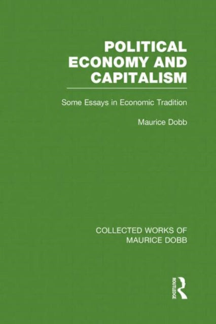 Book cover of: Political Economy and Capitalism. By: Maurice Dobb