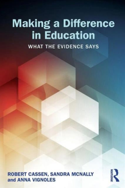 Book cover of: Making a Difference in Education. By: Robert Cassen