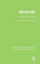 Book cover of: Retailing (RLE Retailing and Distribution). By: Larry O'Brien