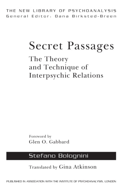 Book cover of: Secret Passages. By: Stefano Bolognini