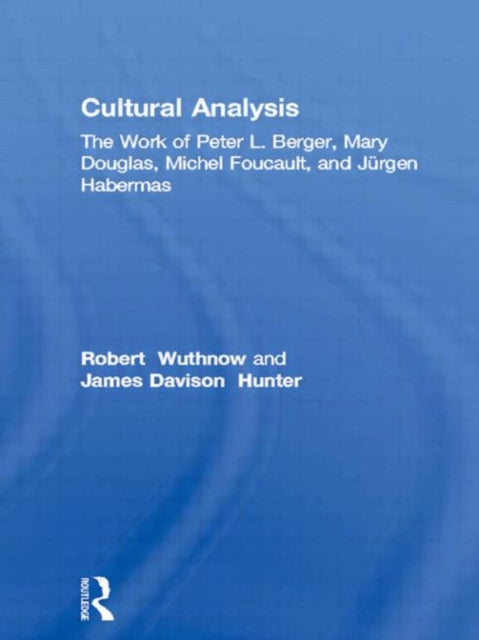 Book cover of: Cultural Analysis