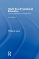 Book cover of: World Bank Financing of Education. By: Phillip W. Jones