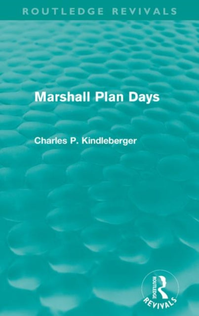Book cover of: Marshall Plan Days (Routledge Revivals)