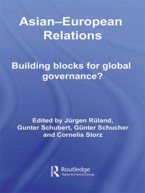 Book cover of: Asian-European Relations. By: Jurgen Ruland
