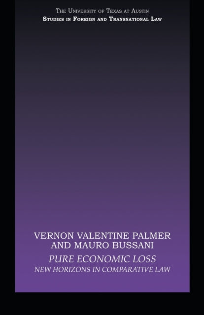 Book cover of: Pure Economic Loss. By: Vernon Valentine Palmer
