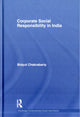 Book cover of: Corporate Social Responsibility in India. By: Bidyut Chakrabarty