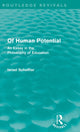 Book cover of: Of Human Potential (Routledge Revivals). By: Israel Scheffler