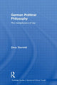 Book cover of: German Political Philosophy. By: Chris Thornhill