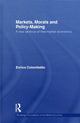 Book cover of: Markets, Morals, and Policy-Making. By: Enrico Colombatto