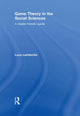 Book cover of: Game Theory in the Social Sciences. By: Luca Lambertini