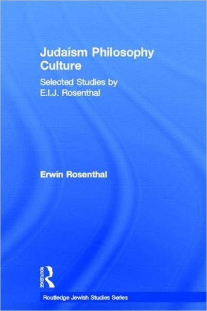 Book cover of: Judaism, Philosophy, Culture. By: Erwin Rosenthal