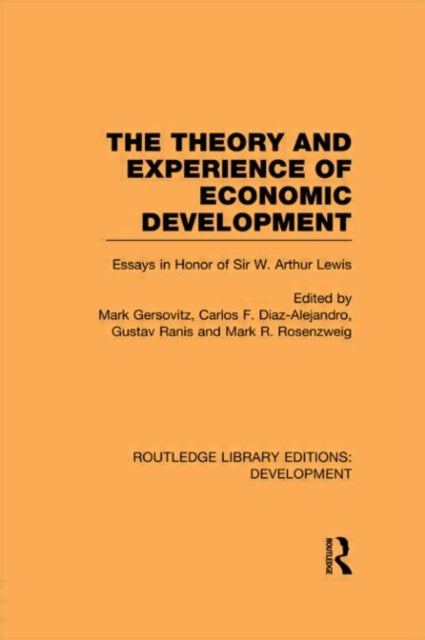 Book cover of: Theory and Experience of Economic Development. By: Mark Gersovitz