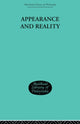 Book cover of: Appearance and Reality. By: Bradley, F H, F. H.
