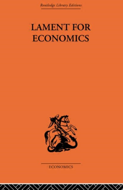 Book cover of: Lament for Economics. By: Barbara Wooton