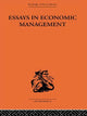 Book cover of: Essays in Economic Management. By: Alec Cairncross