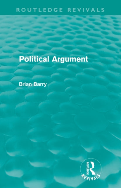 Book cover of: Political Argument (Routledge Revivals)