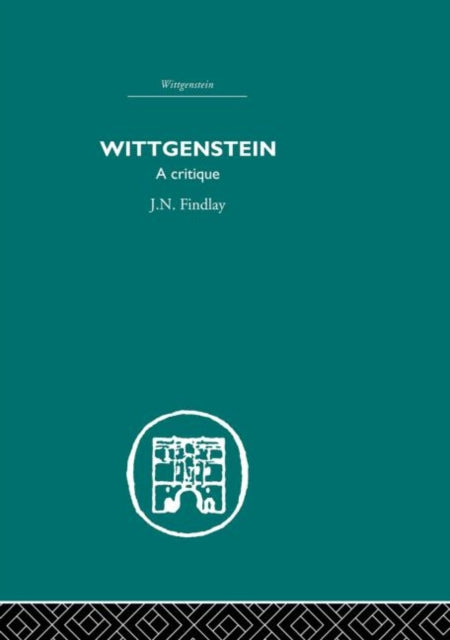 Book cover of: Wittgenstein. By: J. N. Findlay