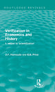 Book cover of: Verification in Economics and History (Routledge Revivals). By: Omar F. Hamouda