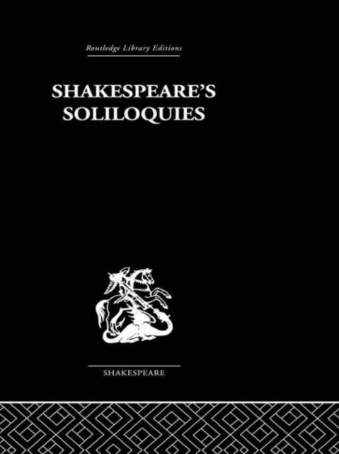 Book cover of: Shakespeare's Soliloquies. By: Ingeborg Boltz