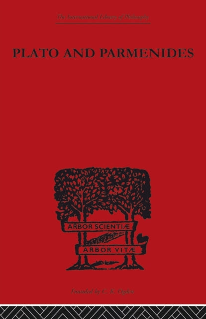 Book cover of: Plato and Parmenides. By: Francis Macdonald Cornford