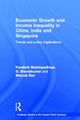 Book cover of: Economic Growth and Income Inequality in China, India and Singapore. By: Pundarik Mukhopadhaya