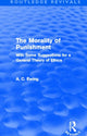 Book cover of: Morality of Punishment (Routledge Revivals). By: Alfred C. Ewing