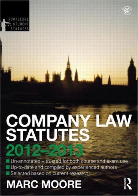 Book cover of: Company Law Statutes 2012-2013