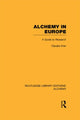 Book cover of: Alchemy in Europe. By: Claudia Kren