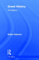 Book cover of: Greek History: The Basics. By: Robin Osborne