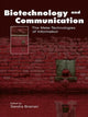 Book cover of: Biotechnology and Communication