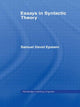 Book cover of: Essays in Syntactic Theory. By: Samuel David Epstein