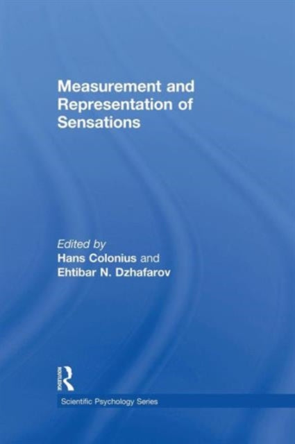 Book cover of: Measurement and Representation of Sensations. By: Hans Colonius