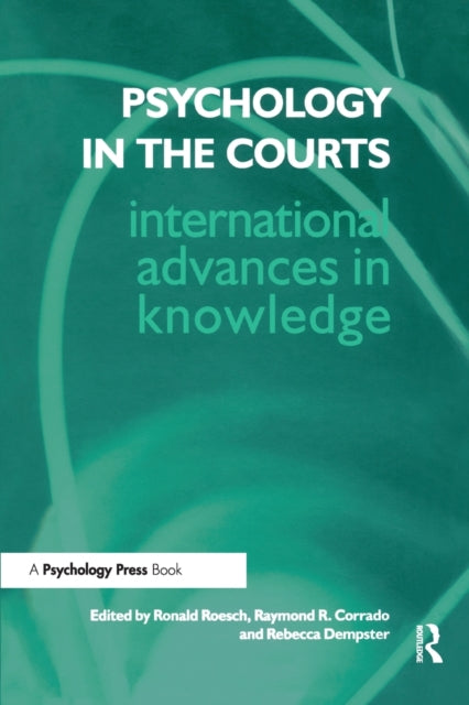 Book cover of: Psychology in the Courts. By: Raymond R. Corrado