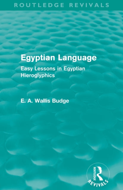 Egyptian Language (Routledge Revivals)