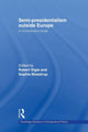 Book cover of: Semi-Presidentialism Outside Europe. By: Robert Elgie