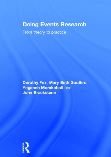 Book cover of: Doing Events Research. By: Dorothy Fox
