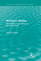 Book cover of: Economic Studies (Routledge Revivals). By: David P. Levine