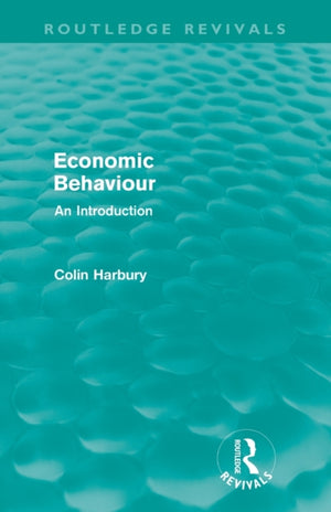 Economic Behaviour (Routledge Revivals)