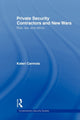 Book cover of: Private Security Contractors and New Wars. By: Kateri Carmola