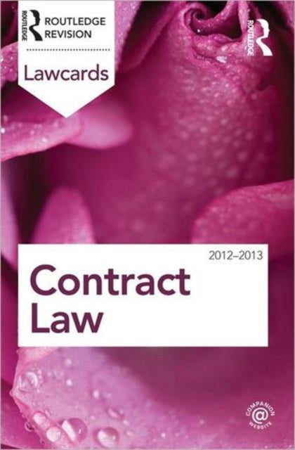 Book cover of: Contract Lawcards 2012-2013. By: Routledge