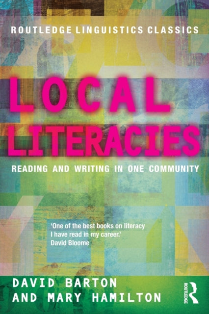 Book cover of: Local Literacies. By: Barton, David