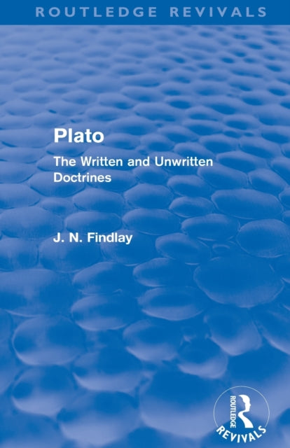 Book cover of: Plato. By: John Niemeyer Findlay