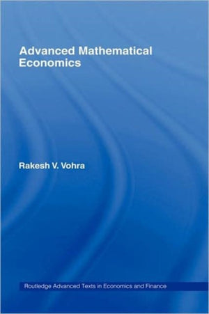 Advanced Mathematical Economics