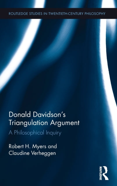 Book cover of: Donald Davidson's Triangulation Argument. By: Robert H. Myers