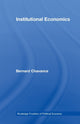 Book cover of: Institutional Economics. By: Bernard Chavance
