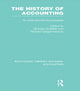 Book cover of: History of Accounting (RLE Accounting). By: Michael Chatfield