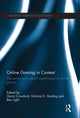 Book cover of: Online Gaming in Context. By: Garry Crawford