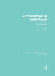 Book cover of: Accounting in Australia (RLE Accounting). By: Robert H. Parker