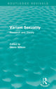 Book cover of: Variant Sexuality (Routledge Revivals). By: Glenn Wilson