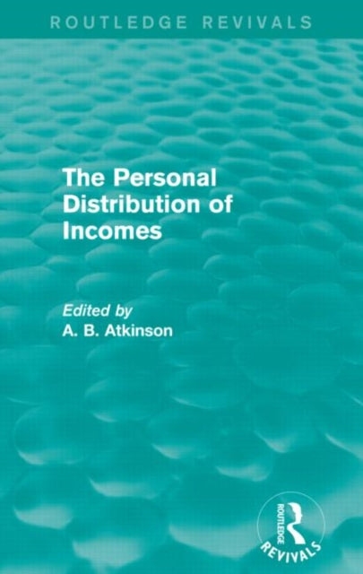 Book cover of: Personal Distribution of Incomes (Routledge Revivals)